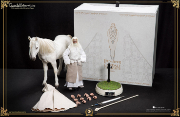 Gandalf der Weiße Actionfigur 1:6 Crown Series, Der Herr der Ringe, 30 cm