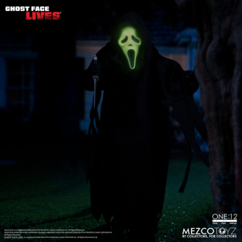 Ghost Face Action Figure 1/12 Mezco, Scream, 17 cm