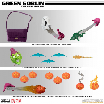 Green Goblin Actionfigur 1:12 Mezco Deluxe Edition, Marvel, 17 cm