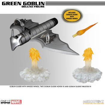 Green Goblin Actionfigur 1:12 Mezco Deluxe Edition, Marvel, 17 cm