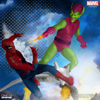 Green Goblin Actionfigur 1:12 Mezco Deluxe Edition, Marvel, 17 cm