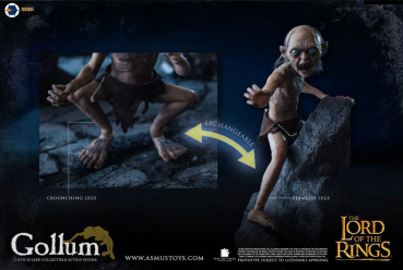 Gollum & Sméagol Actionfiguren 1:6 Luxury Edition, Der Herr der Ringe, 19 cm