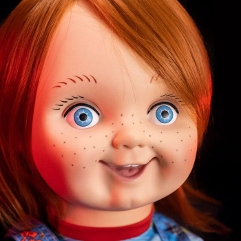 Good Guy Plüsch-Puppe 1:1 Replik, Chucky 2 - Die Mörderpuppe ist wieder da, 76 cm