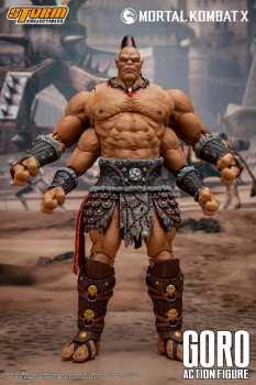 Goro Actionfigur 1:12, Mortal Kombat, 18 cm