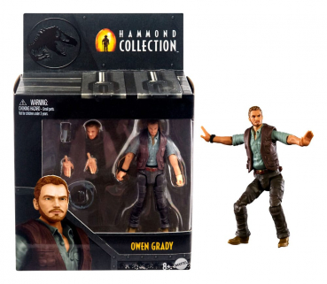 Owen Grady Action Figure Hammond Collection, Jurassic World, 10 cm