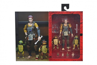 Ultimate Grammy April, Yi & Moja Action Figures, Teenage Mutant Ninja Turtles: The Last Ronin - Lost Years, 18 cm