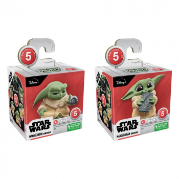 Grogu (Force Focus & Beskar Bite) Mini-Figuren Bounty Collection Serie 5, Star Wars: The Mandalorian, 6 cm