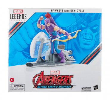 Hawkeye with Sky-Cycle Actionfigur Marvel Legends, Avengers 60th Anniversary, 15 cm