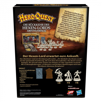 Die Rückkehr des Hexen-Lords Abenteuerpack, HeroQuest (deutsch)