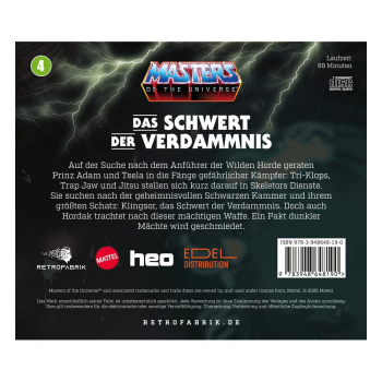 Masters of the Universe Radio Play CD Episode 4: Das Schwert der Verdammnis (German)