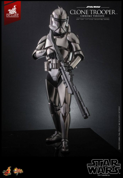 Clone Trooper (Chrome Ver.) Action Figure 1/6 Movie Masterpiece Series Exclusive, Star Wars, 30 cm