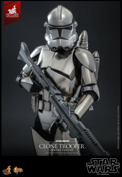 Clone Trooper (Chrome Ver.) Actionfigur 1:6 Movie Masterpiece Series Exclusive, Star Wars, 30 cm