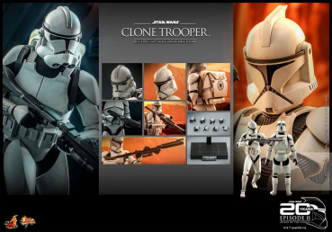 Clone Trooper Action Figure 1/6 Movie Masterpiece Series, Star Wars: Episode II, 30 cm