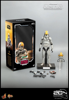 Clone Pilot Actionfigur 1:6 Movie Masterpiece Series, Star Wars: Episode II, 30 cm