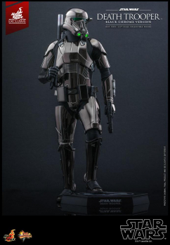 Death Trooper (Black Chrome Ver.) Actionfigur 1:6 Movie Masterpiece Series Exclusive, Star Wars, 32 cm