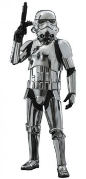 Stormtrooper (Chrome Version) Actionfigur 1:6 Movie Masterpiece Series Exclusive, Star Wars, 30 cm