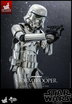 Stormtrooper (Chrome Version) Action Figure 1/6 Movie Masterpiece Series Exclusive, Star Wars, 30 cm