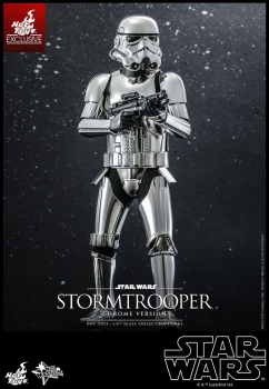 Stormtrooper (Chrome Version) Action Figure 1/6 Movie Masterpiece Series Exclusive, Star Wars, 30 cm