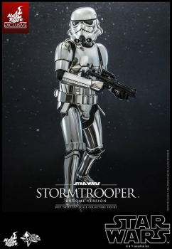 Stormtrooper (Chrome Version) Action Figure 1/6 Movie Masterpiece Series Exclusive, Star Wars, 30 cm