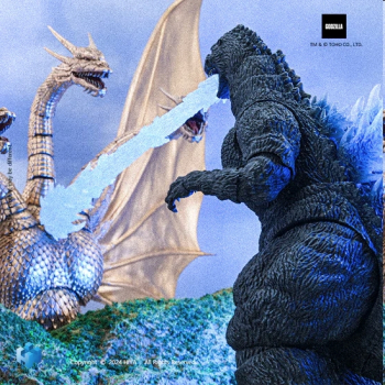 Heat Ray Godzilla (Hokkaido Ver.) Actionfigur Exquisite Basic, Godzilla - Duell der Megasaurier (1991), 18 cm