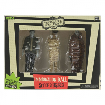 Immigration Hall Figuren-Set, Beetlejuice Beetlejuice, 10 cm