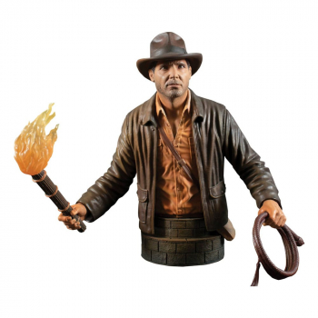 Indiana Jones Bust 1/6 SDCC Exclusive, Raiders of the Lost Ark, 15 cm