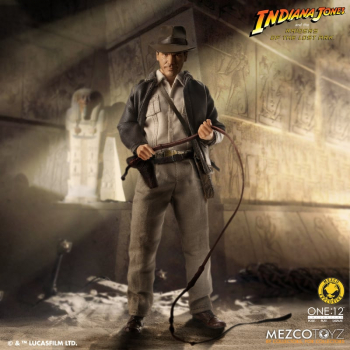 Indiana Jones Action Figure 1/12 Mezco Exclusive, Raiders of the Lost Ark, 17 cm