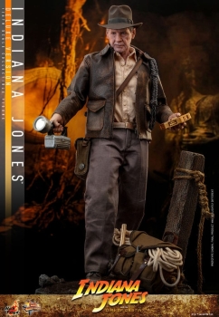 Indiana Jones Action Figure 1/6 Movie Masterpiece Series Deluxe Version, Indiana Jones and the Dial of Destiny, 30 cm