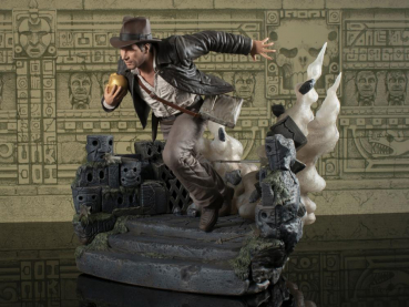 Indiana Jones Statue Gallery Deluxe, Raiders of the Lost Ark, 25 cm