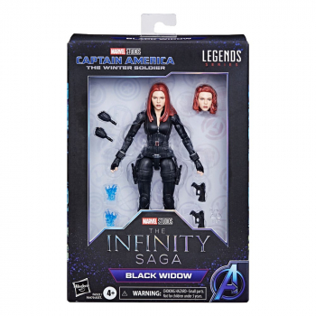 Black Widow Action Figure Marvel Legends Infinity Saga, Captain America: The Winter Soldier, 15 cm