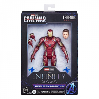 Iron Man Mark 46 Actionfigur Marvel Legends Infinity Saga, Captain America: Civil War, 15 cm