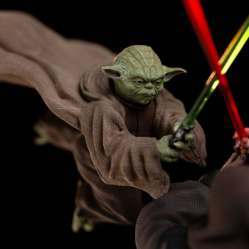 Yoda vs. Emperor Palpatine Statue Art Scale 1/10 Battle Diorama Series Exclusive, Star Wars: Episode III, 31 cm