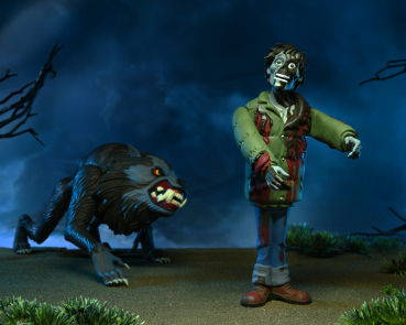 Jack and Kessler Wolf Action Figure 2-Pack Toony Terrors, An American Werewolf in London, 15 cm