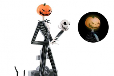 Jack Skellington GITD Statue 1:10 Super Figure Collection, Nightmare Before Christmas, 20 cm