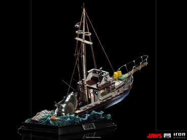 Jaws Attack Statue 1:20 Demi Art Scale, Der weiße Hai, 104 cm