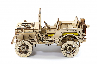 Jeep 4x4 Wooden Model