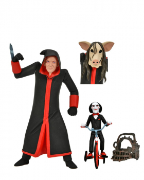 Jigsaw Killer & Billy Tricycle Boxed Set Vinyl-Figur Toony Terrors, Saw, 15 cm