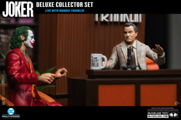 The Joker (Live with Murray Franklin) Action Figure Deluxe Collector Set DC Multiverse, 18 cm