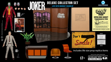 The Joker (Live with Murray Franklin) Action Figure Deluxe Collector Set DC Multiverse, 18 cm