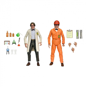 Professor Jordan Perry Actionfiguren-Doppelpack, Turtles II - Das Geheimnis des Ooze, 18 cm