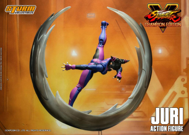 Juri Han Actionfigur 1:12, Street Fighter V: Champion Edition, 18 cm