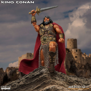 King Conan Actionfigur 1:12 Mezco, Conan der Barbar, 17 cm