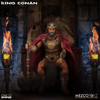 King Conan Action Figure 1/12 Mezco, Conan the Barbarian, 17 cm