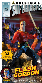 The Original Superheroes (Defenders of the Earth) Actionfiguren Serie 1, King Features, 18 cm