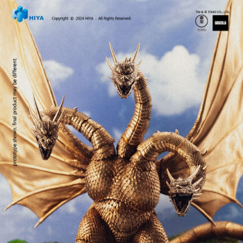 King Ghidorah Action Figure Exquisite Basic, Godzilla vs. King Ghidorah (1991), 33 cm