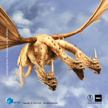 King Ghidorah Action Figure Exquisite Basic, Godzilla vs. King Ghidorah (1991), 33 cm