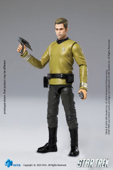 James T. Kirk Action Figure 1/18 Exquisite Mini, Star Trek (2009), 10 cm