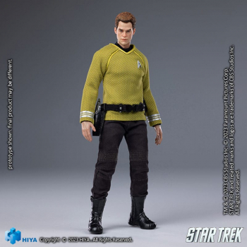 James T. Kirk Actionfigur 1:12 Exquisite Super Series, Star Trek (2009), 16 cm