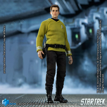 James T. Kirk Actionfigur 1:12 Exquisite Super Series, Star Trek (2009), 16 cm