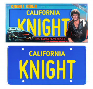 K.I.T.T. License Plate 1/1 Replica, Knight Rider